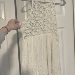 POL Size small- floral see through tank- open back